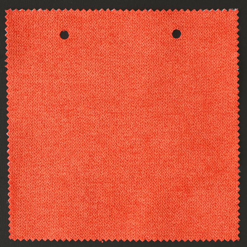 Vivanco Upholstered 77'' Sleeper Sofa, Orange