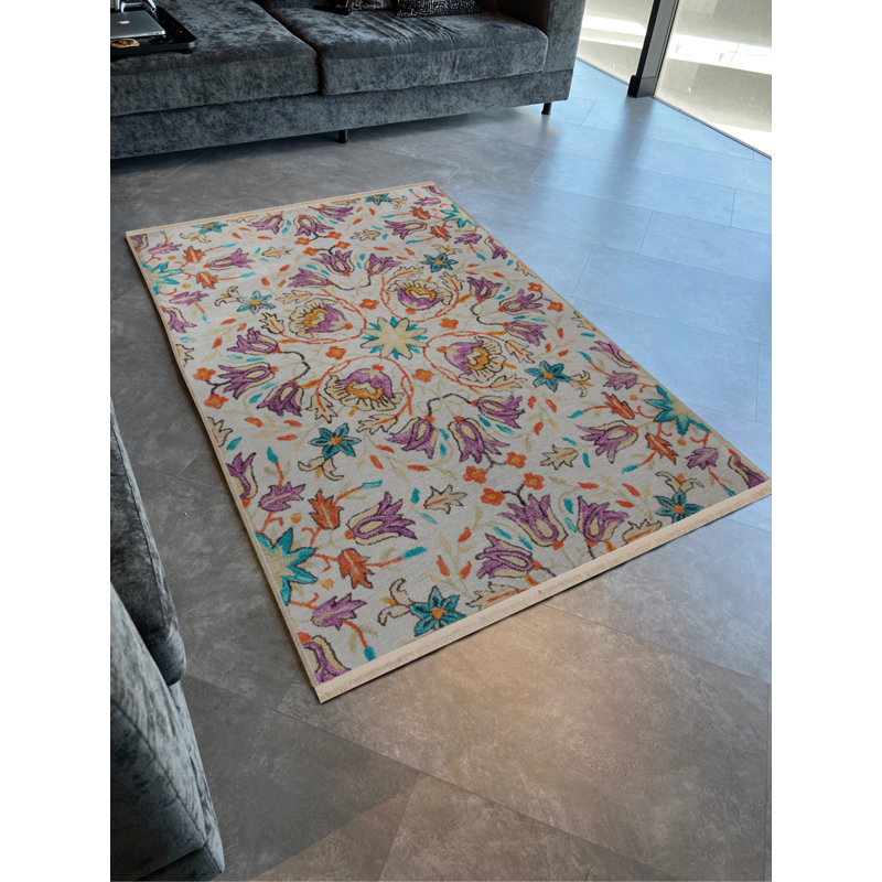 Tapis rectangulaire Vittorina, Rectangle 2 pi 8 po x 5 pi