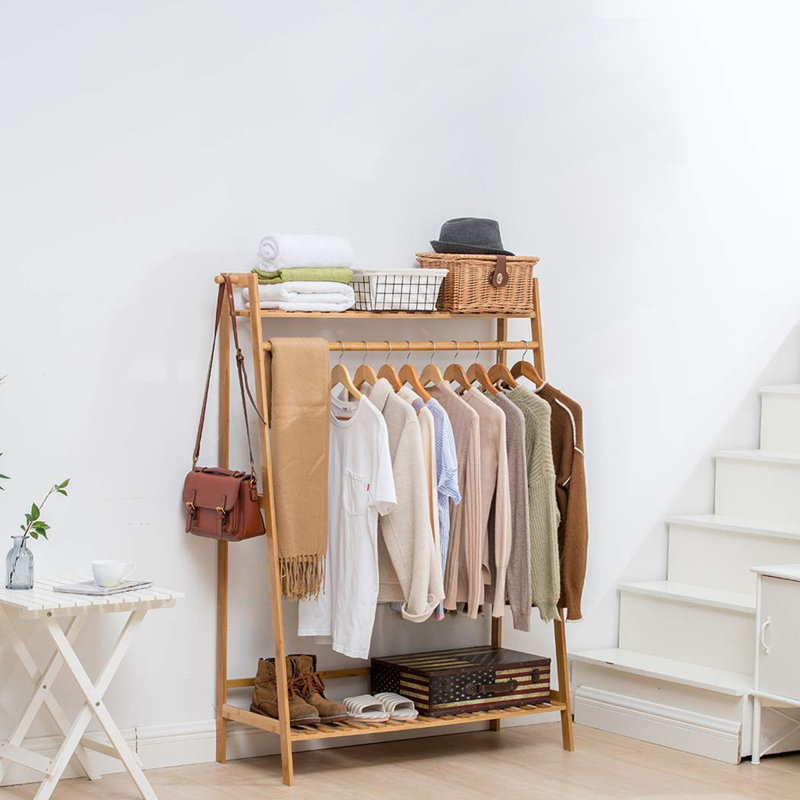 Brittanni 39.4" Solid Wood Closet System