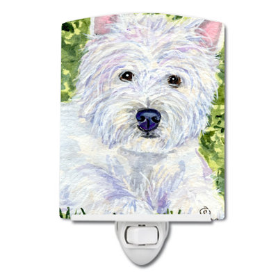 Westie Ceramic Night Light