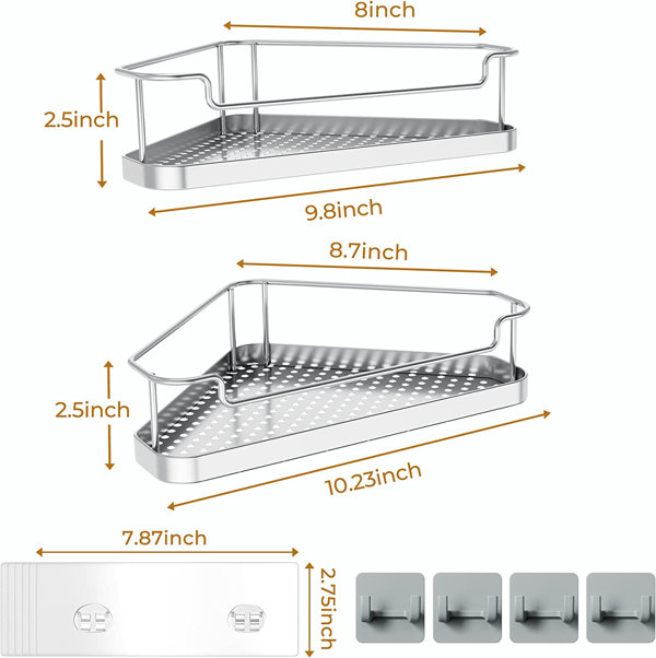 Kimyata Suction Shower Basket Rebrilliant