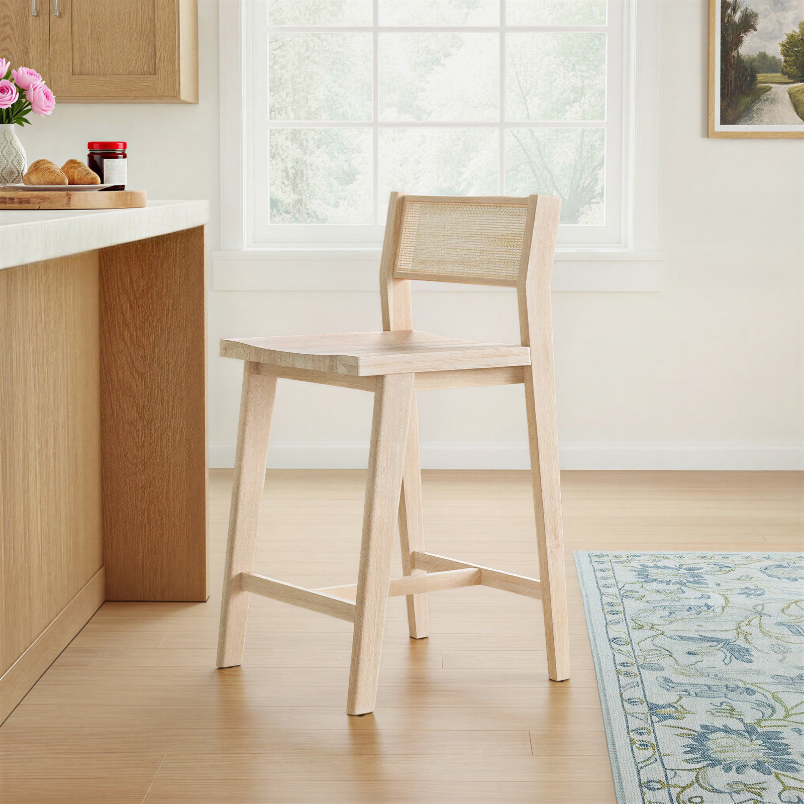 Nephie Bar and Counter Stool, Counter Stool (26" Seat Height)