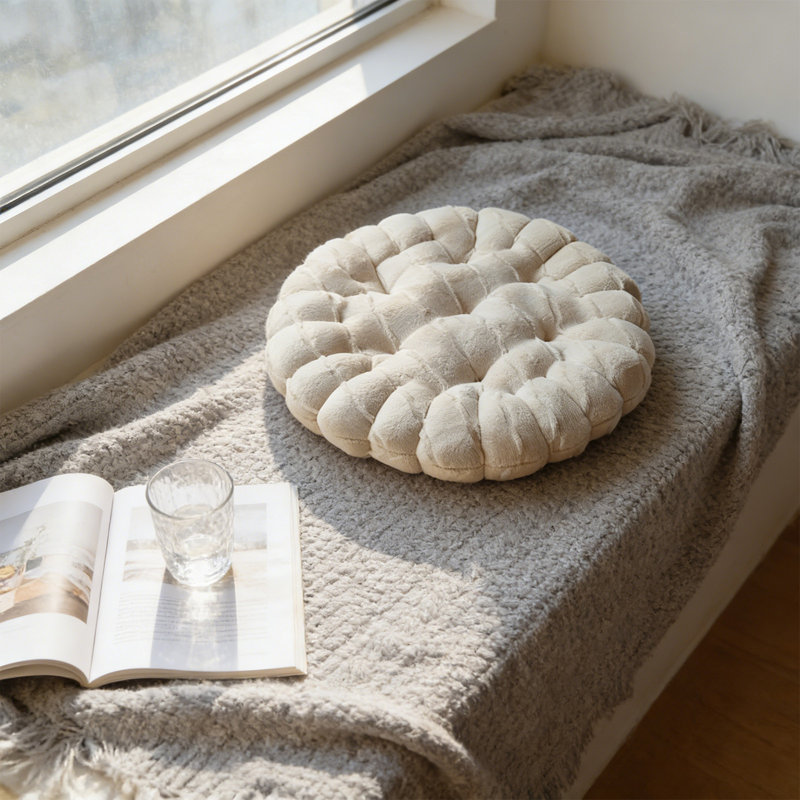 Insulation Cushion Window Cushion Butt Cushion Bedroom Living Room Cushions Lazy Back Cushions 5 Colors To Choose From, Beige