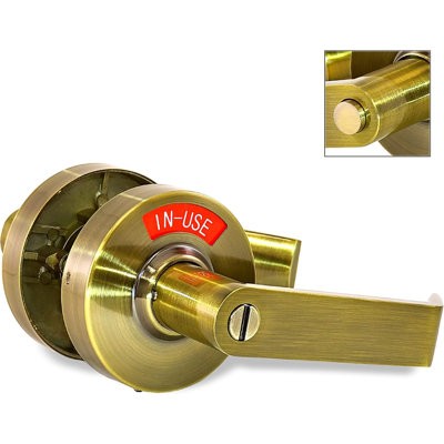 Serrure de porte élégante Vizilok ADA avec indicateur et bouton-poussoir à une touche en plusieurs couleurs