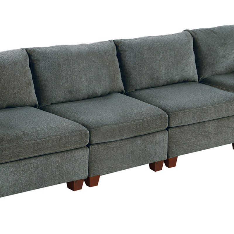 MODULAR ENSEMBLE - Canapé modulaire en tissu chenille