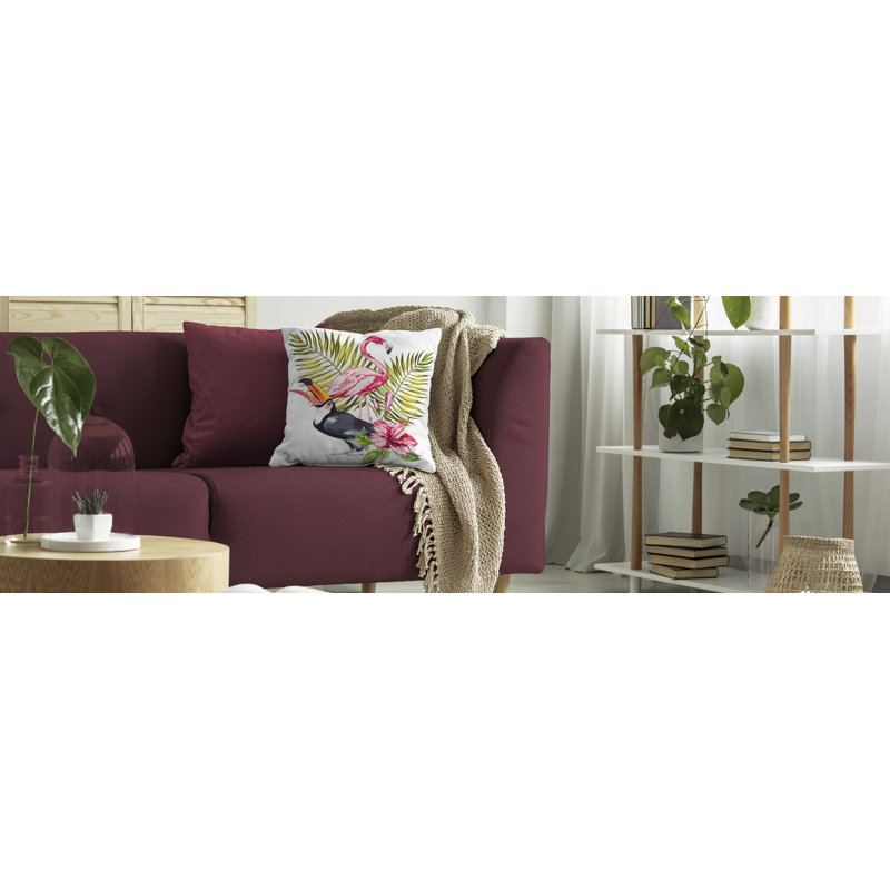Lavern Floral Square Cushion