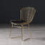 Metal Wire Chair  Gold -356346480