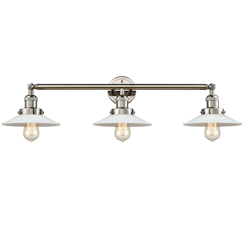 Éclairage pour salle de bain à 3 lumières DEL à intensité variable Miramontes, Ampoule incandescente rétro de 60 watts