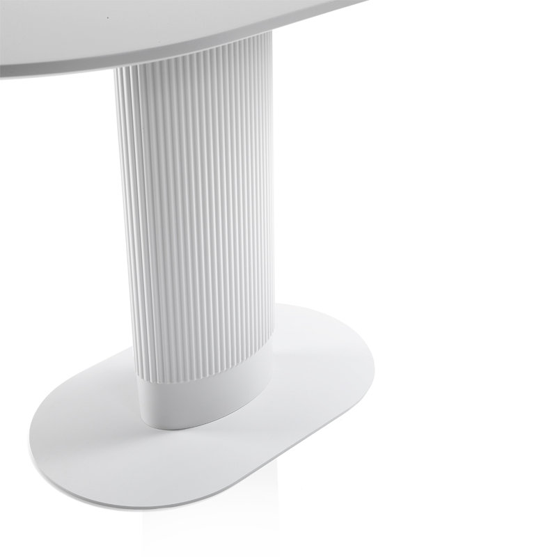 Bonell Oval Dining Table, White