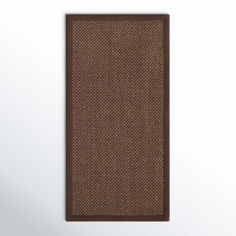 Tapis brun en jute / sisal, Rectangle 2 pi x 4 pi