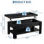 Table basse à plateau relevable avec rangement caché, table de centre moderne en bois avec grand compartiment et tablette, table de salle à manger de bureau montante pour le bureau à domicile petit espace-1465312859
