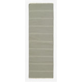 Hand Tufted Striped Area Rug in Blue