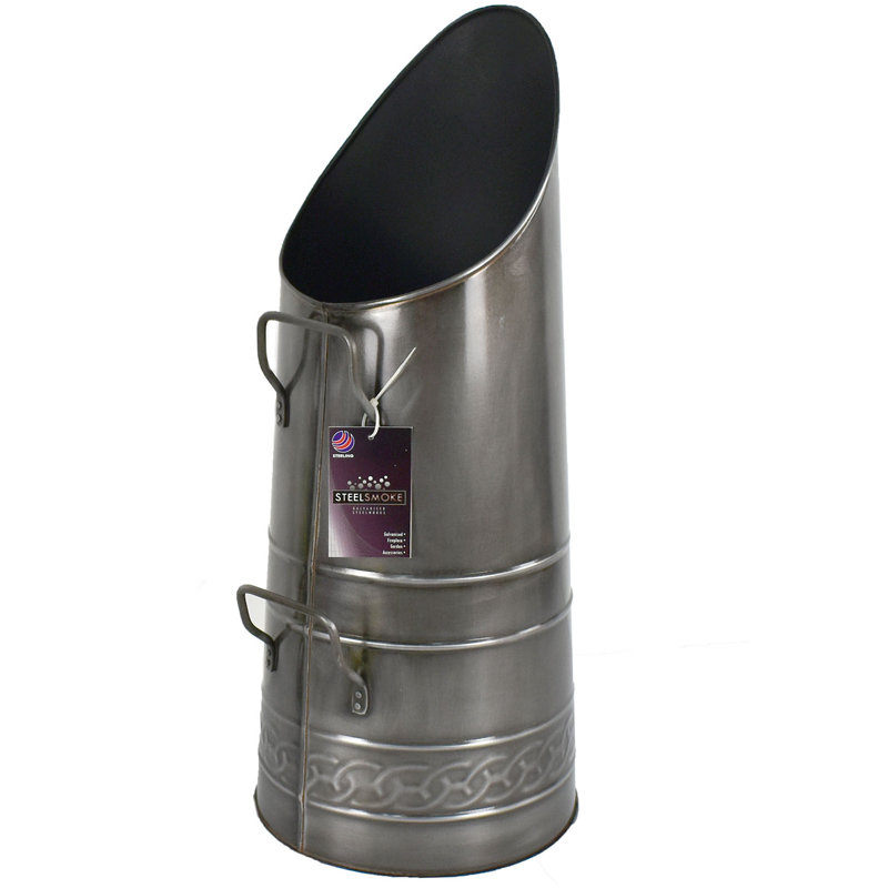 Ayub Steel Log Carrier, Pewter