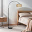 Lampe sur pied en rotin Arc-1943485873