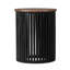 Table d'appoint en bois massif ACACIA, couleur naturelle et noire