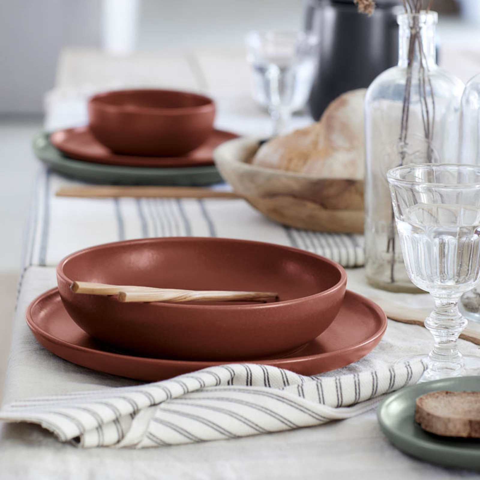 Casafina Pacifica 11" Dinner Plate, Brown