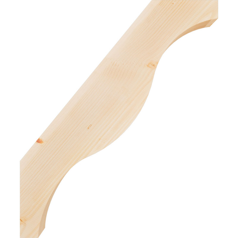 Attelle de genou Funston, Sapin de Douglas, Lisse, H 36 po x l 3,5 po x P 30 po
