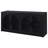 Riva 4-door Dining Sideboard Buffet Storage Credenza Black
