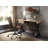 Danton Gold Aluminum Rectangular Writing Desk