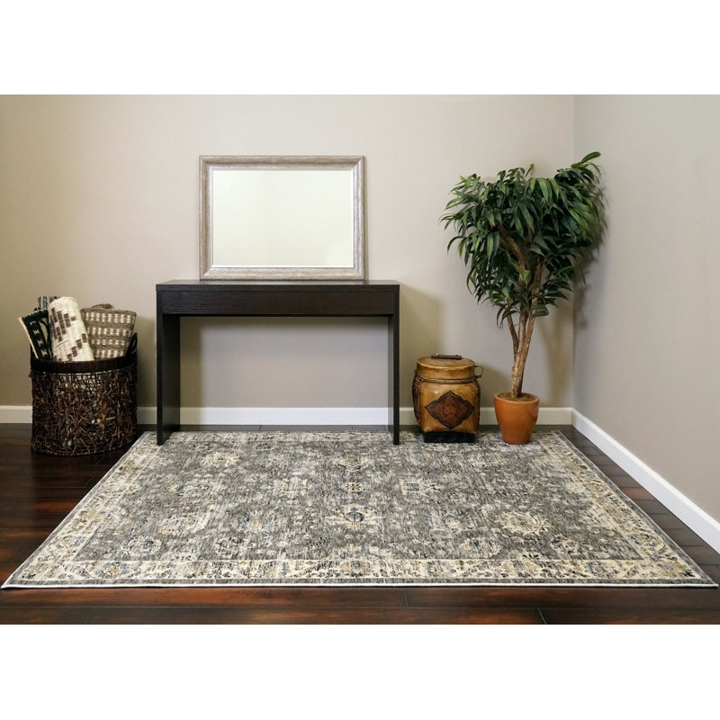 Whorton Oriental Indoor Rug, Rectangle 3'6" x 5'6"