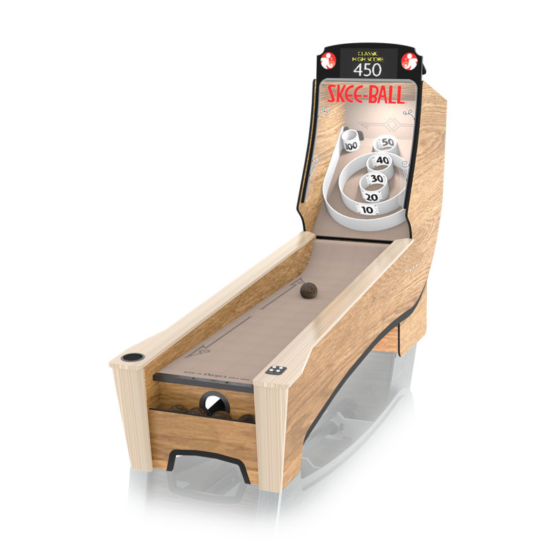 Skee-Ball Premium + Home Arcade, Beige / Brun