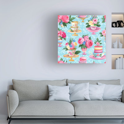 Jess Stempel Tea Party Lace Canvas Art