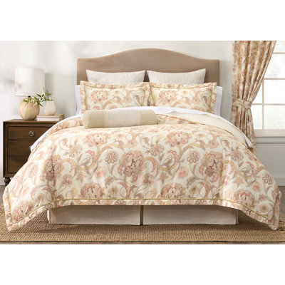 Eden Floral  4 Piece King Comforter  Set