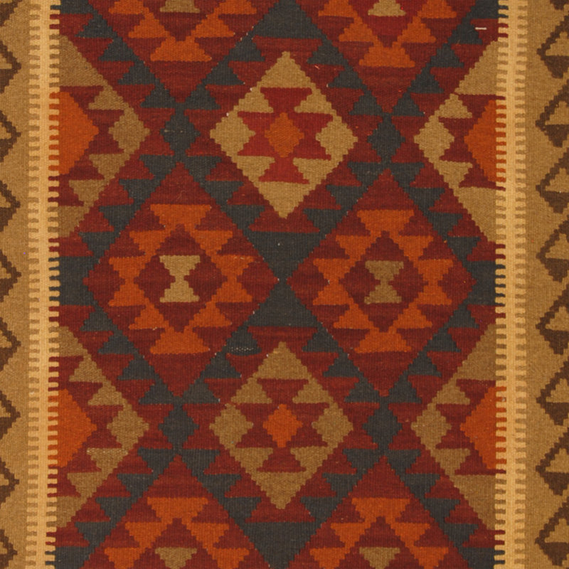 Kilim en laine fabriqué à la main