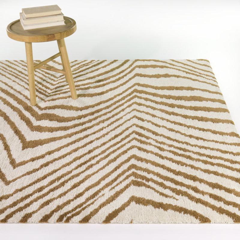Tapis brun clair Aleksa, Rectangle 5 pi 3 po x 7 pi