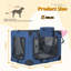 Caisse pour chien 40 po avec 3 portes-233982410