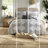 Modern Boho Bedding Sets, Polyester Duvet Cover Set With Throw Pillow, Full/queen Size