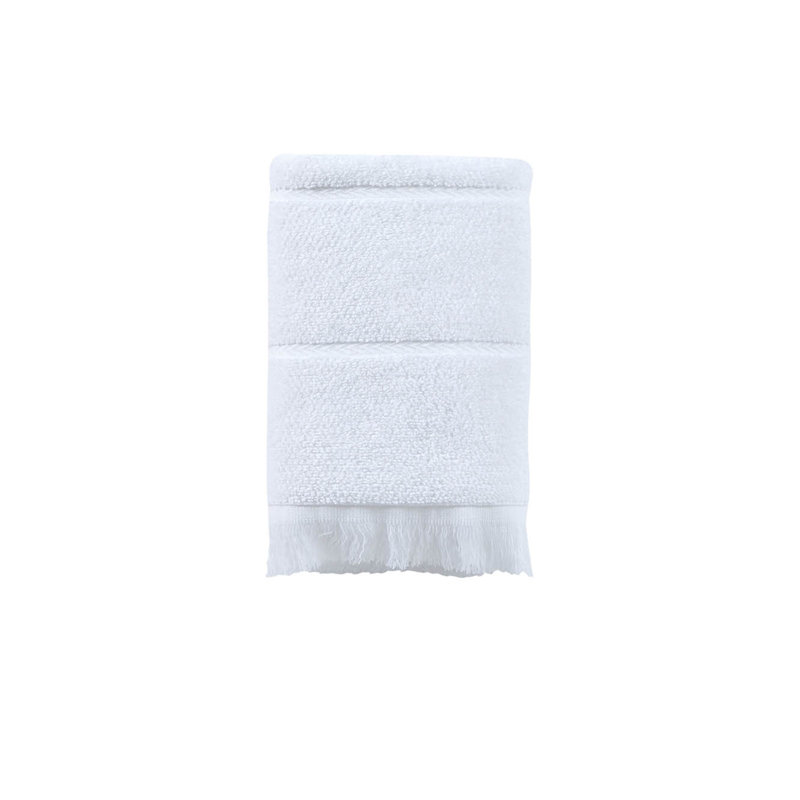 Ozkan Turkish Cotton Hand Towel, White