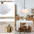 Mid Century Pendant Lamp Gold Nordic