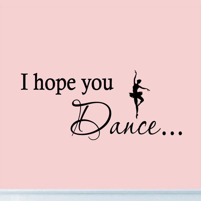 Décalcomanie murale danse Greaney, 13 po x 30 po