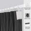 Aspire Homeware Polyester Room Darkening Pencil Pleat Single Panel Curtain for Noise Reduction and Light Blocking-1267359007