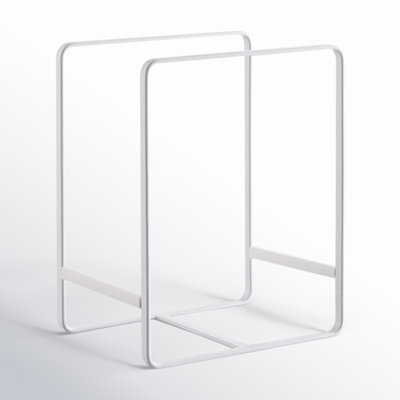 Yamazaki Home Plate Rack/Dish Stand/Dish Storage/Plate Holder, Large, Steel, Large