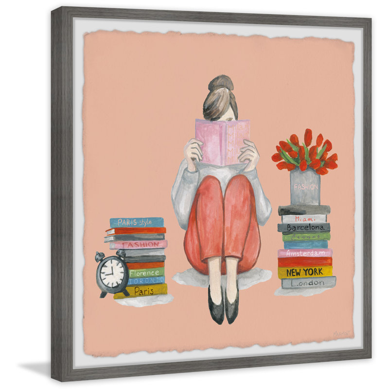 Beginners Guide To Fashion by Marmont Hill - Single Picture Frame Painting, 30cm H x 30cm W