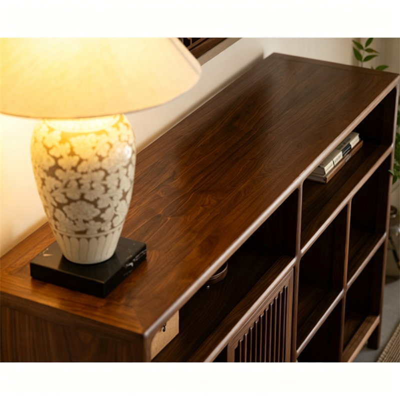 Table de buffet semi-ouverte New, H 35,43 po x l 62,99 po x P 14,96 po