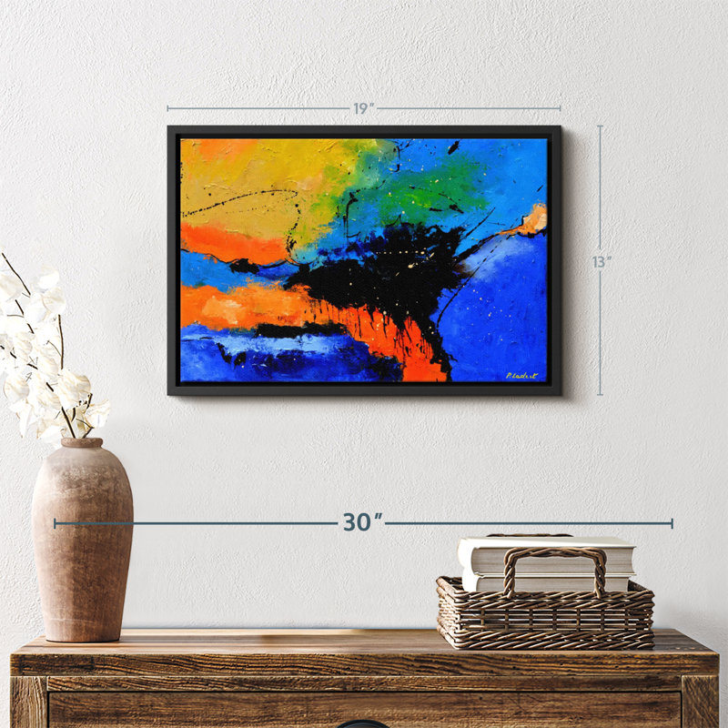 Rainbow Blast, reproduction d'art sur toile, H 19 po x l 13 po