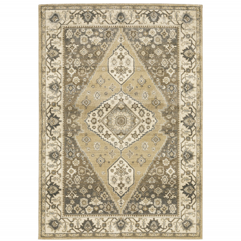 Caryll Oriental Indoor Rug, Rectangle 6'7" x 9'6"
