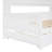 Twin Size Wooden Daybed With Twin Size Trundle, And All-In-One Cabinet And Shelf