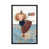Black Floater Framed