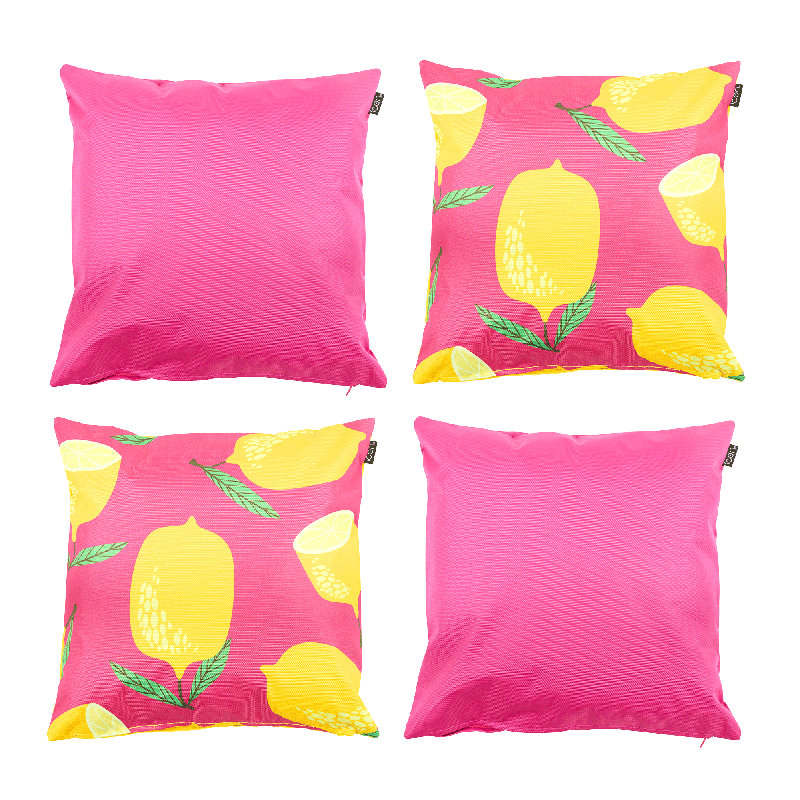 Fruit Indoor-Outdoor Cushions, Pink