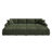 Brunella Corduroy Sleeper Sectional Upholstered Sofa Bed With Storage Space-633114882