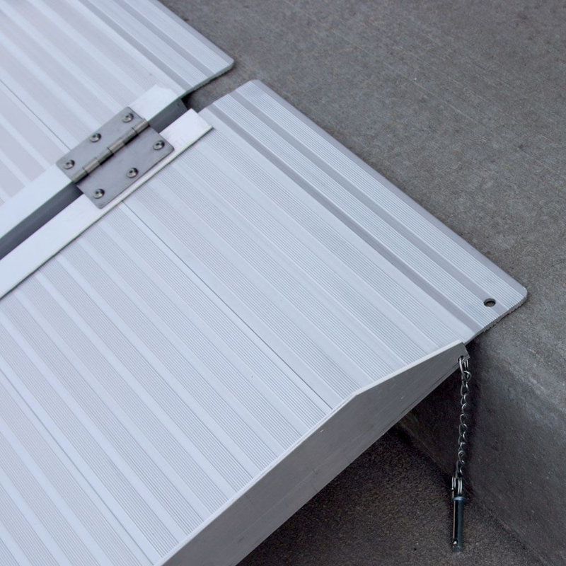 Silver Spring Aluminum Foldable Portable Ramp, 2" H x 30" W x 48" L