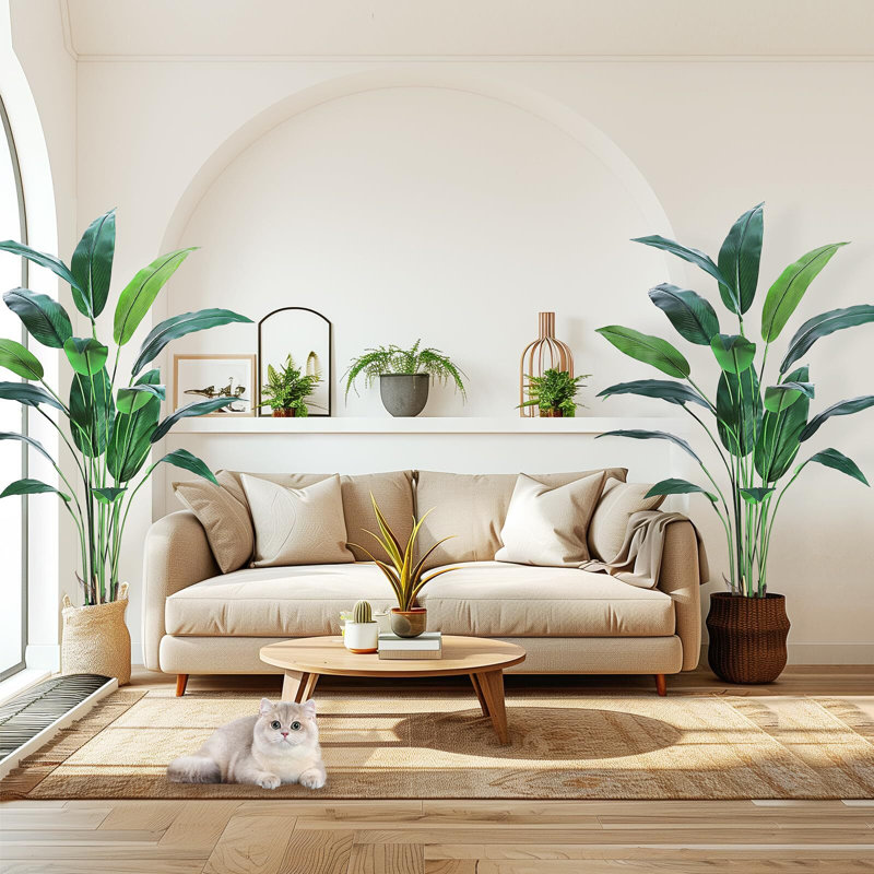 55'' Faux Fir Plant, 1, 72" H x 6.6" W x 6.6" D