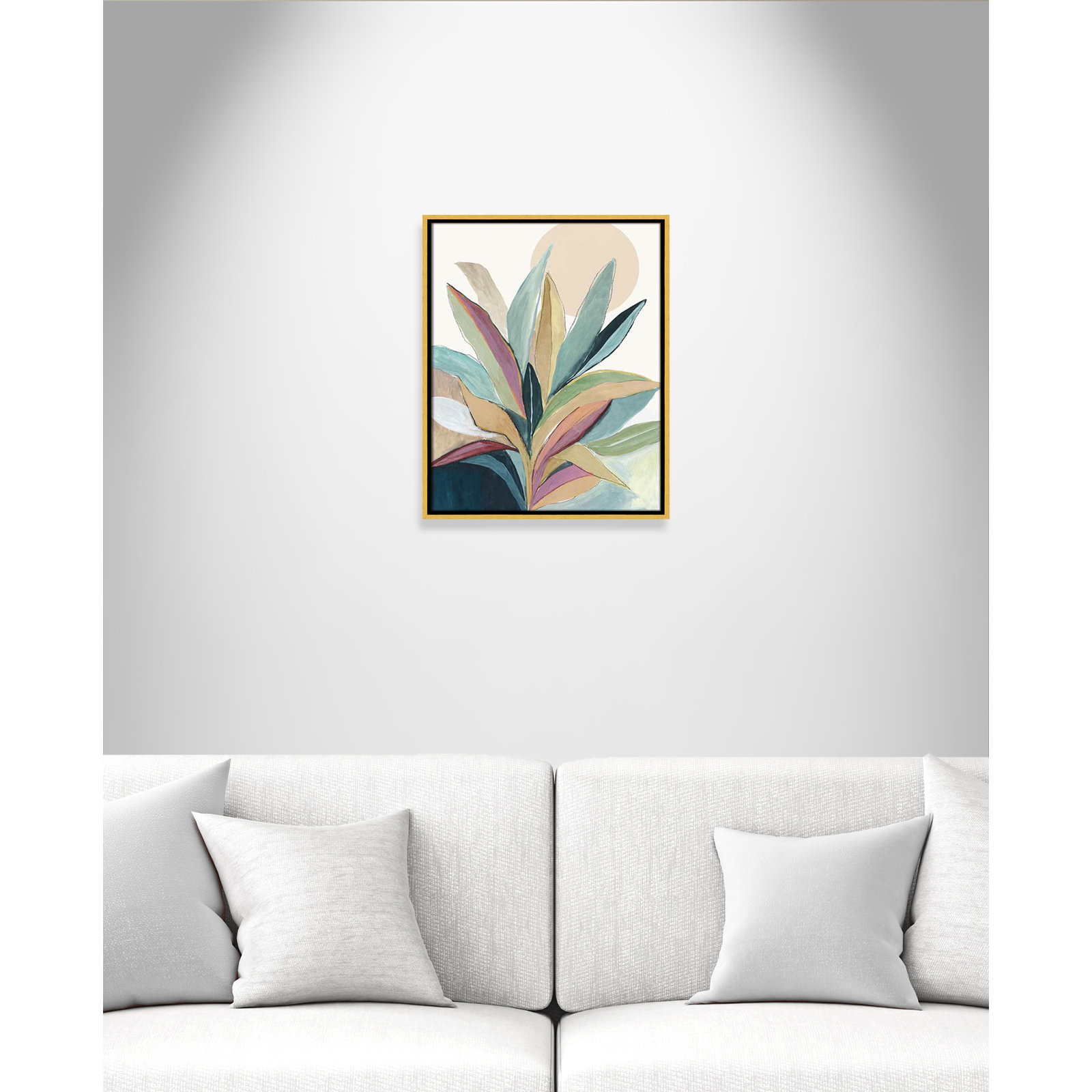 Gold Floater Framed, No Mat, 21.5" H x 17.5" W x 2" D