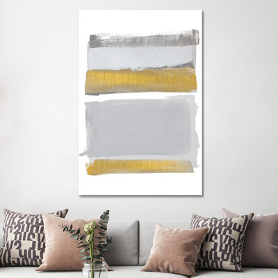 World Of Golden Gray by Lanie Loreth - Wrapped Canvas Gallery-Wrapped Canvas Giclée