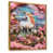 Toile avec cadre flottant or