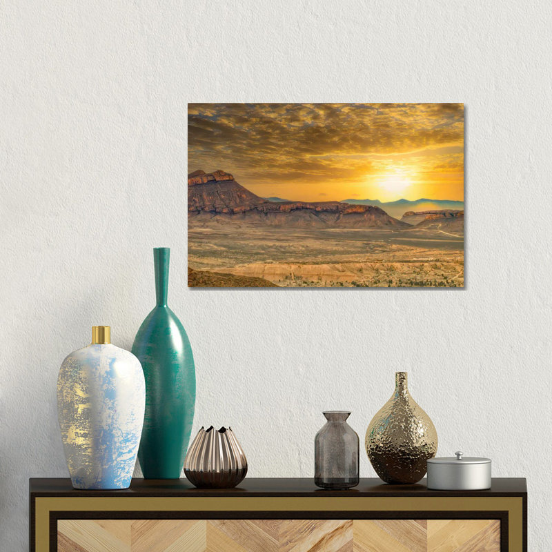 Western Rugged Beauty - reproduction d'art mural, H 12 po x l 18 po, Toile tendue, Ne s’applique pas